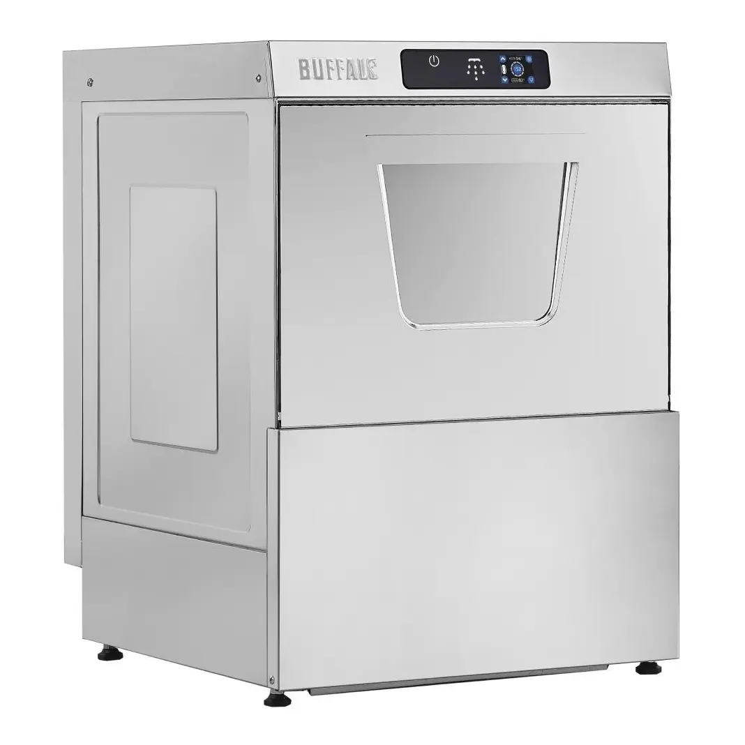 Lave-vaisselle digital dessous de comptoir Buffalo avec pompe de vidange casier 500mm