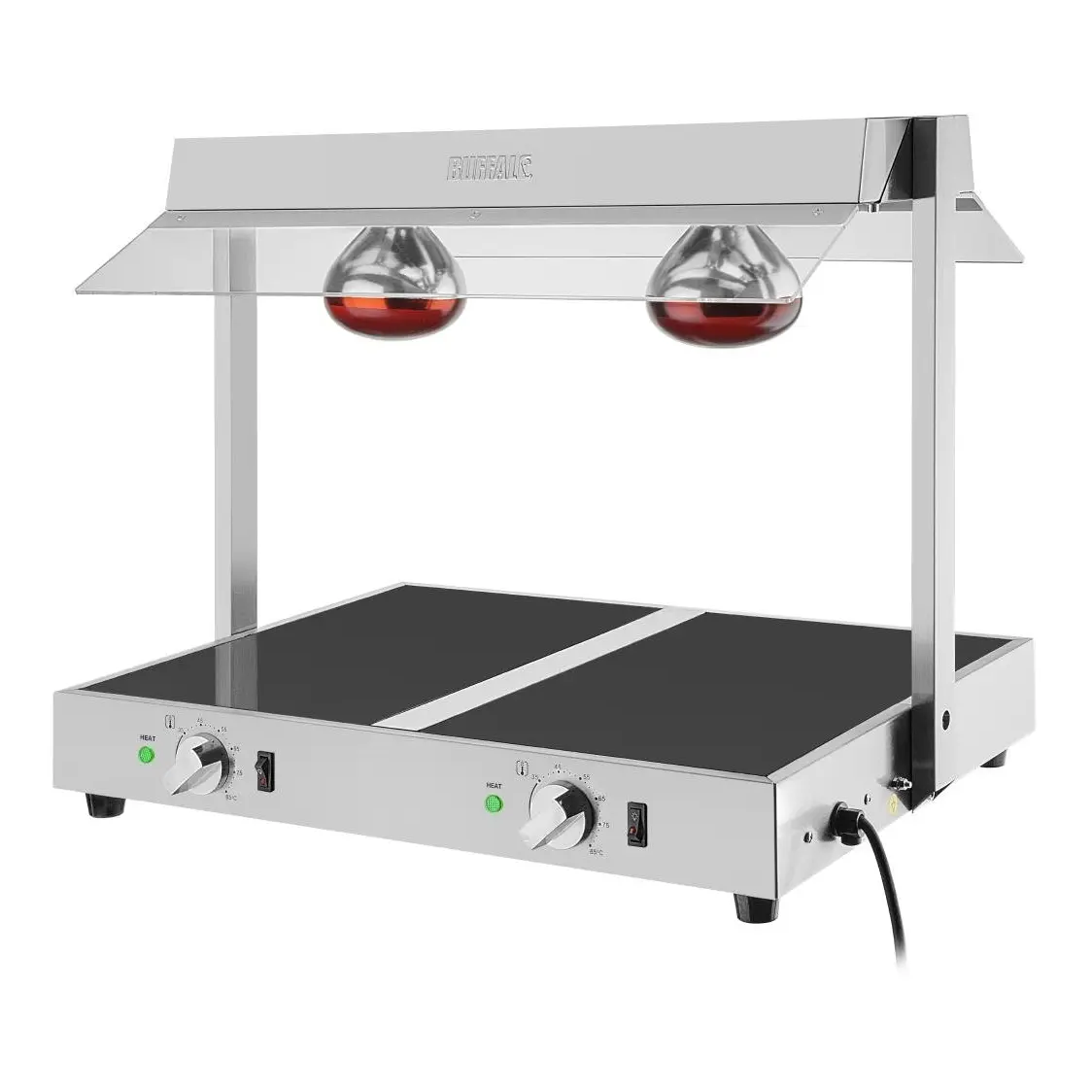 Portique chauffe-plat Buffalo 2x GN 1/1