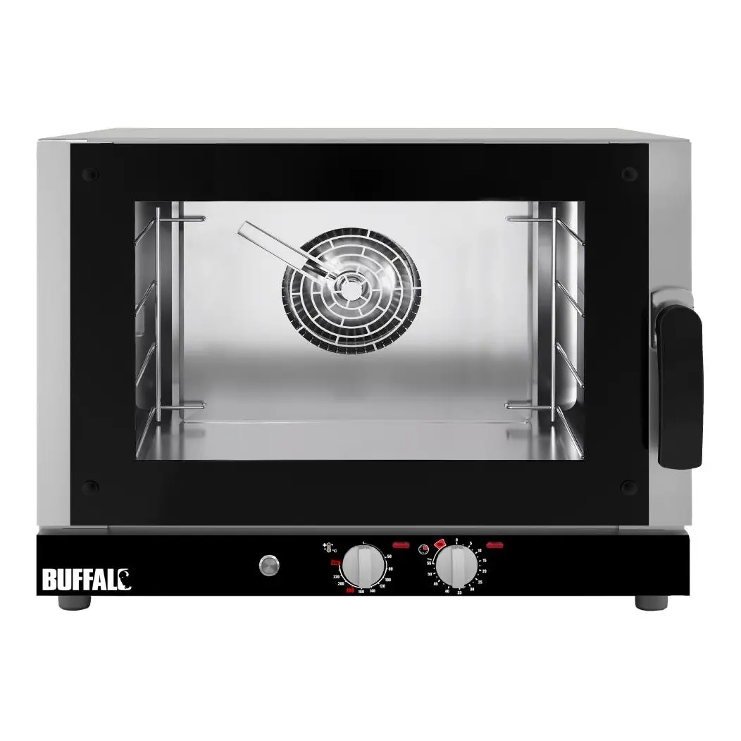 Four à convection  avec humidificateur Buffalo 4x GN 1/1 triphasé