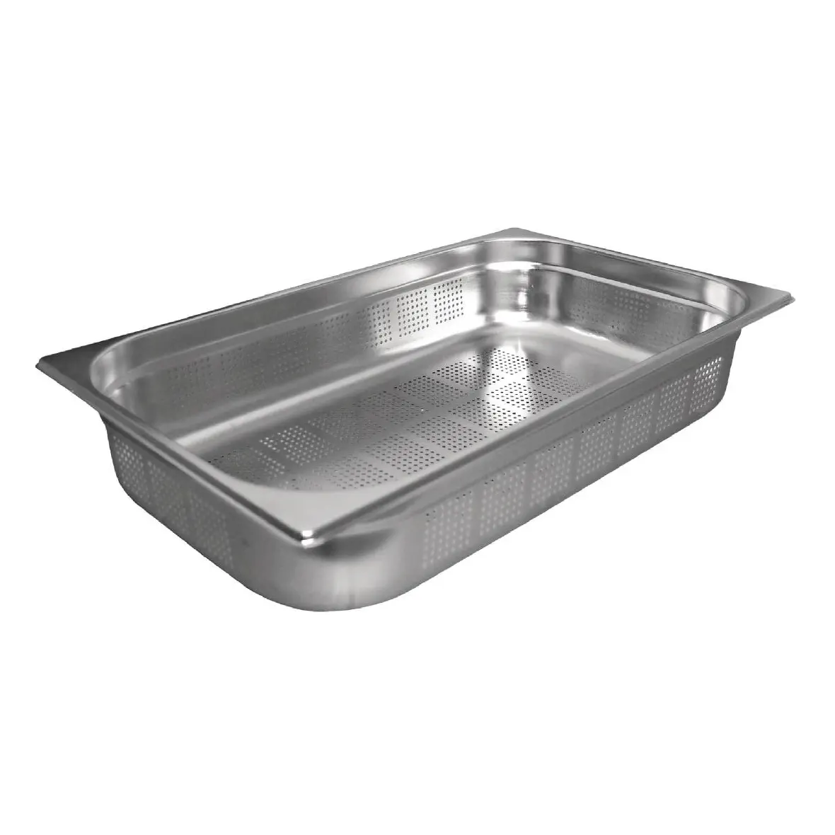 Bac Gastronorme inox perforé GN 1/1 200mm Vogue