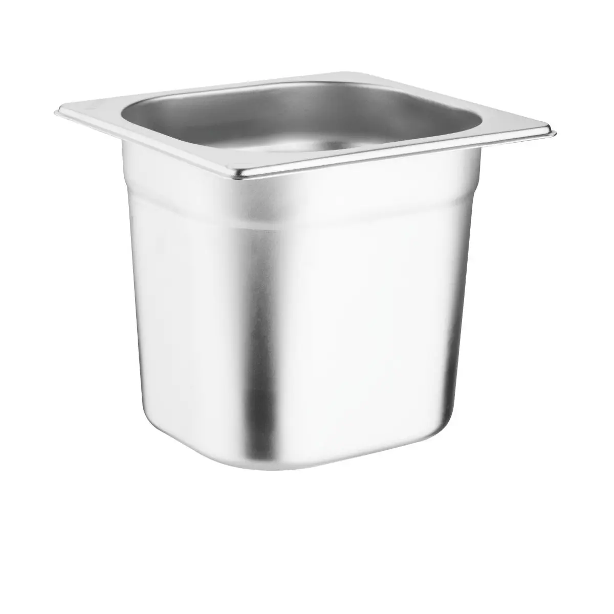 Ensemble inox 6 GN 1/6 avec couvercles Vogue (2 entretoises 325 x 25mm)