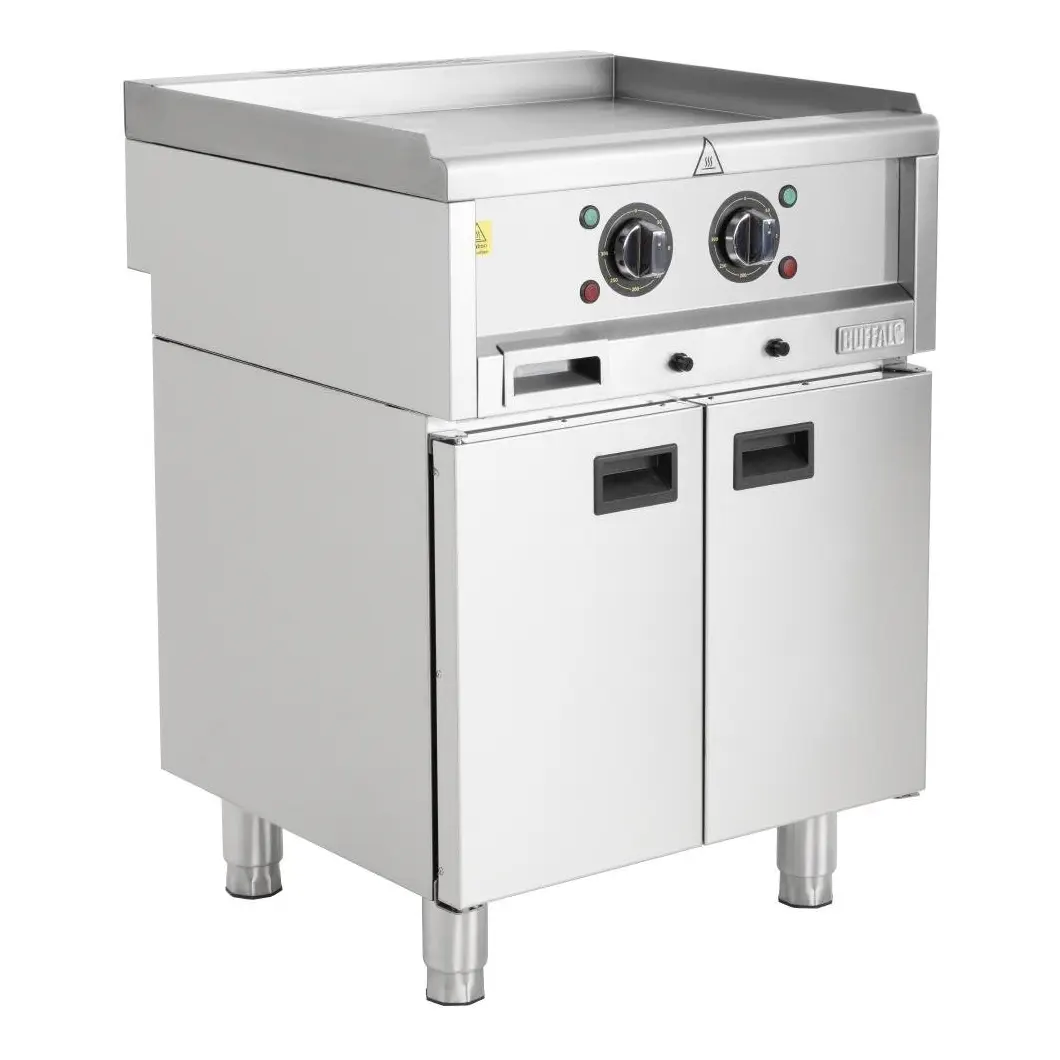 Plancha électrique sur meuble Série 600 Buffalo 600mm