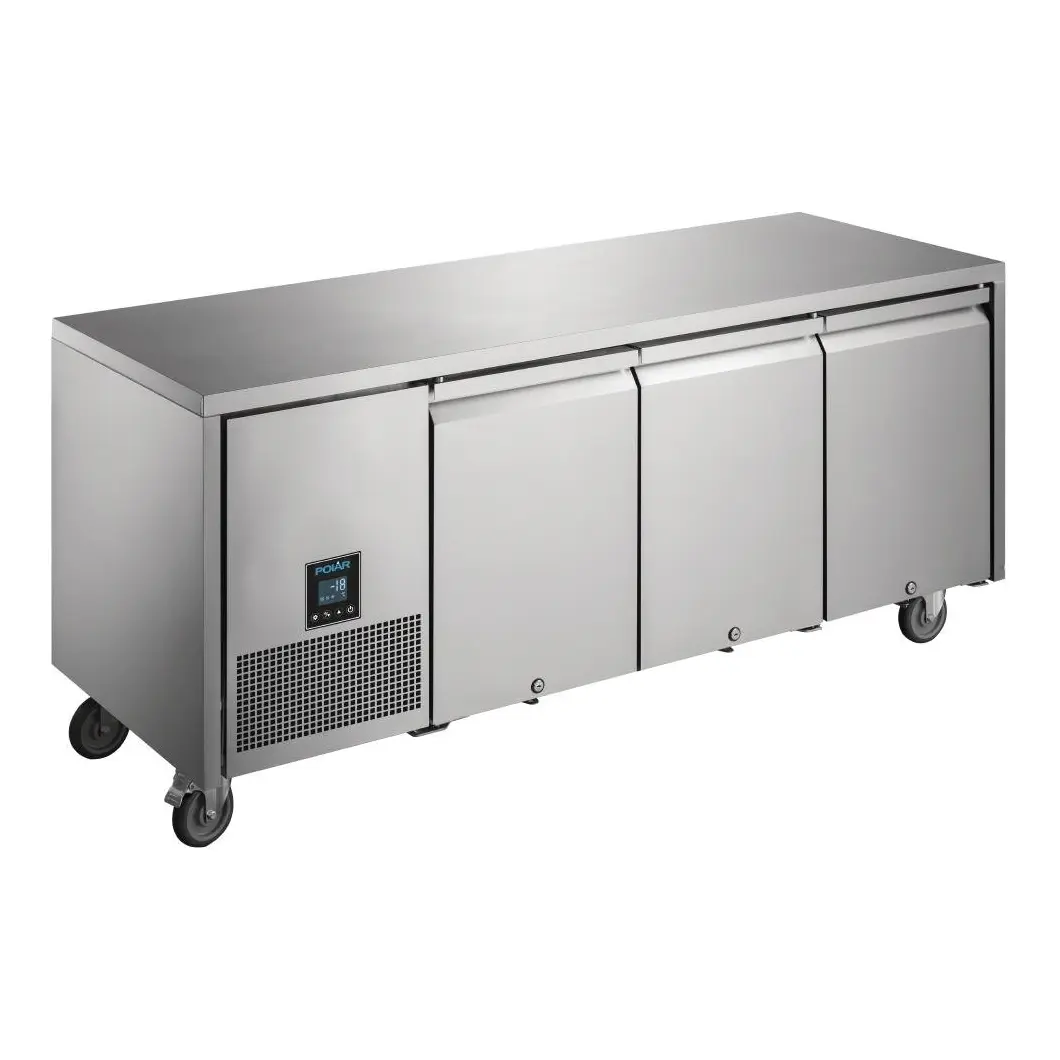 Table réfrigérée négative 3 portes Polar Serie U Premium 420L