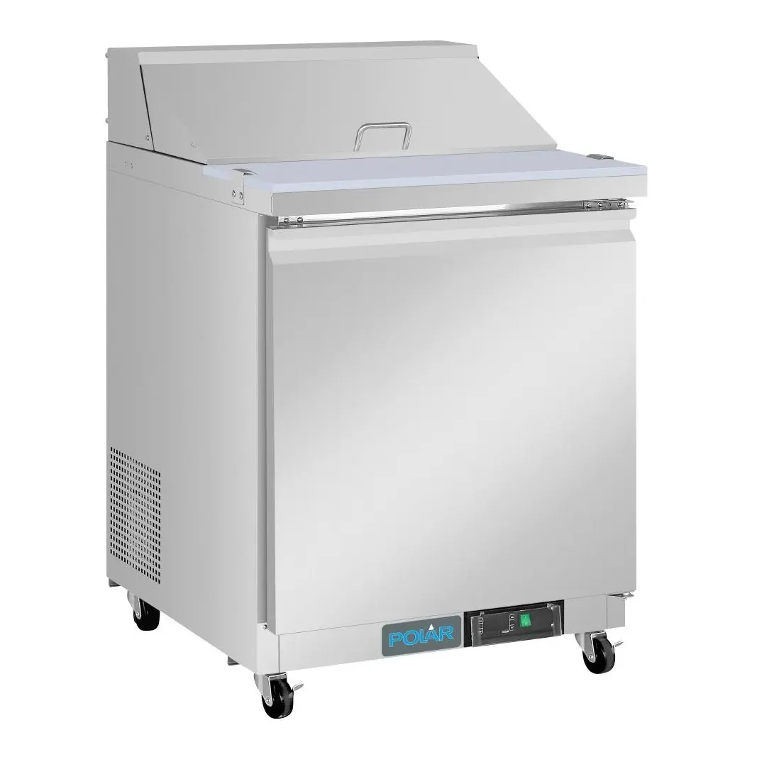Comptoir de préparation réfrigéré positif 1 porte Polar Série U 154L
