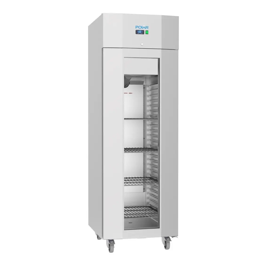 Vitrine réfrigérée positive une porte économe en énergie Polar Série U