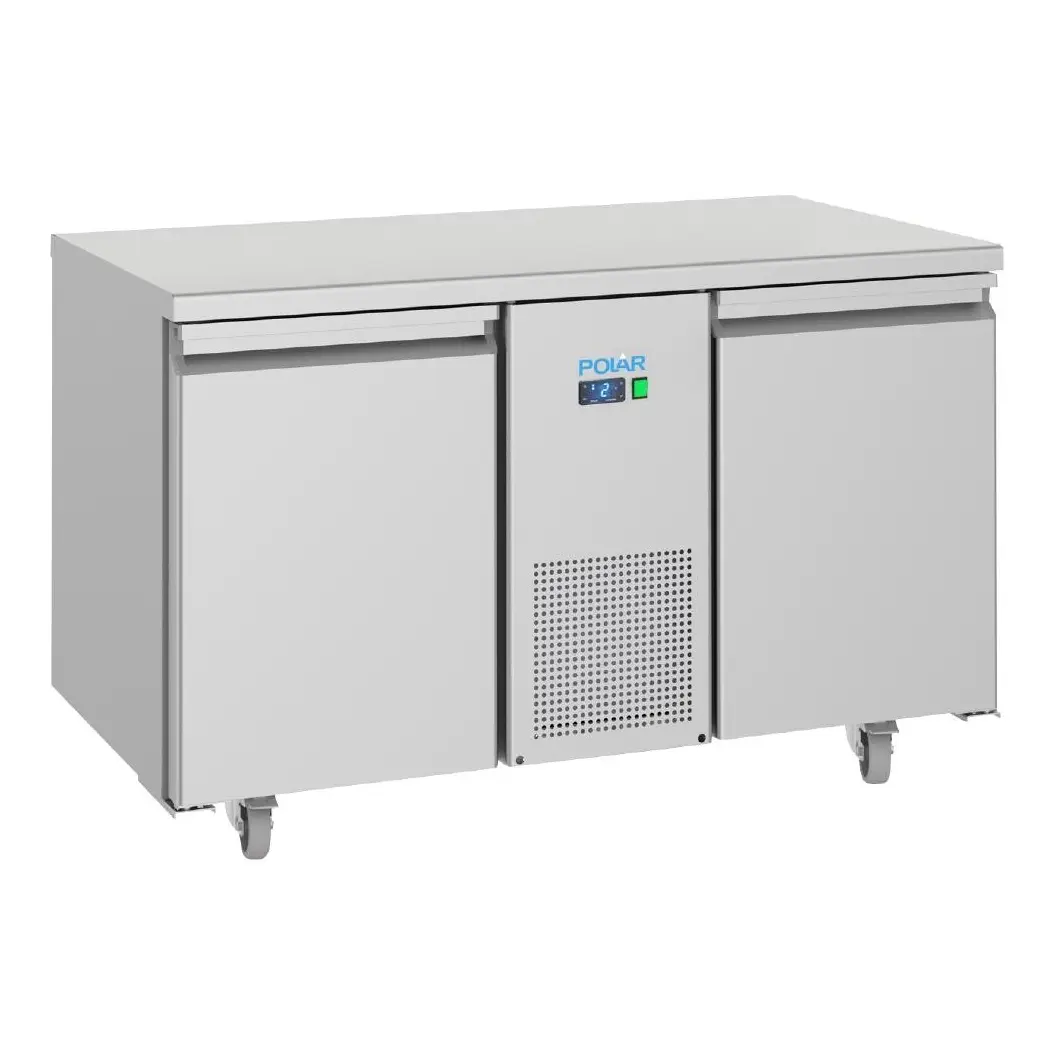 Table réfrigérée positive économe en énergie Polar Série U 2 Portes 281L