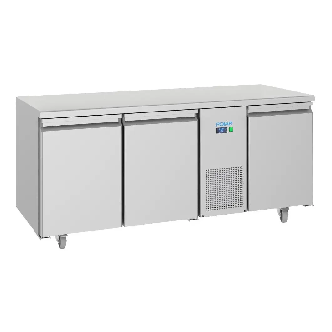 Table réfrigérée positive économe en énergie Polar Série U 3 portes 474L