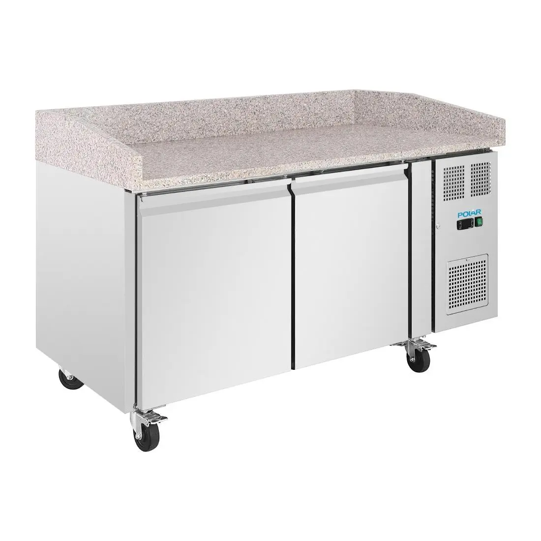 Comptoir à pizza 2 portes avec dessus en granit  Polar Série U 428L