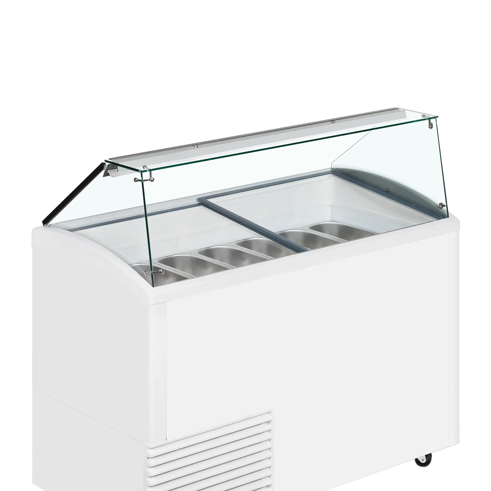 Vitrine comptoir à glaces 10 bacs Napoli de 5L
