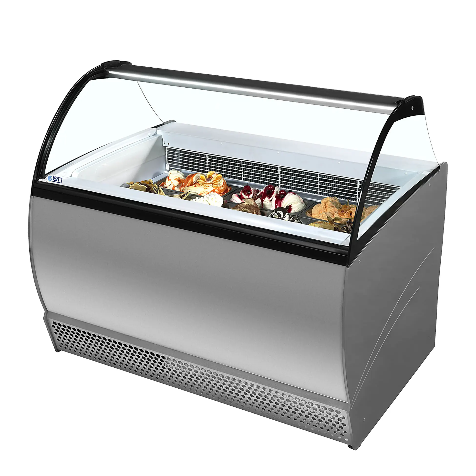 Vitrine comptoir à glaces Isabella 10 bacs Napoli de 5L