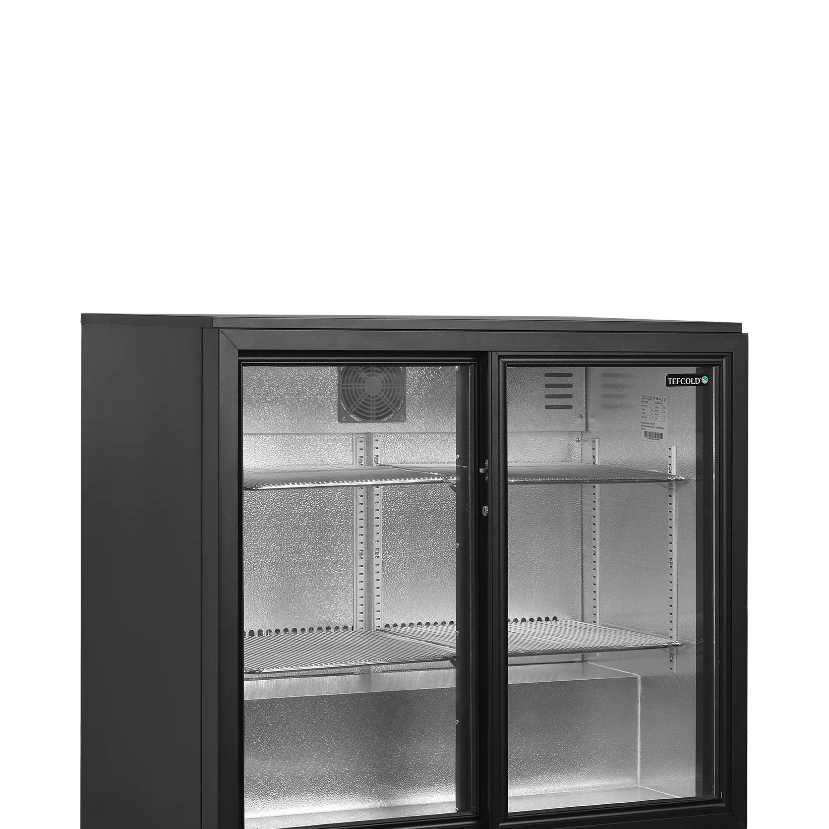 Arrière de bar 2 portes vitrées coulissantes 190 L