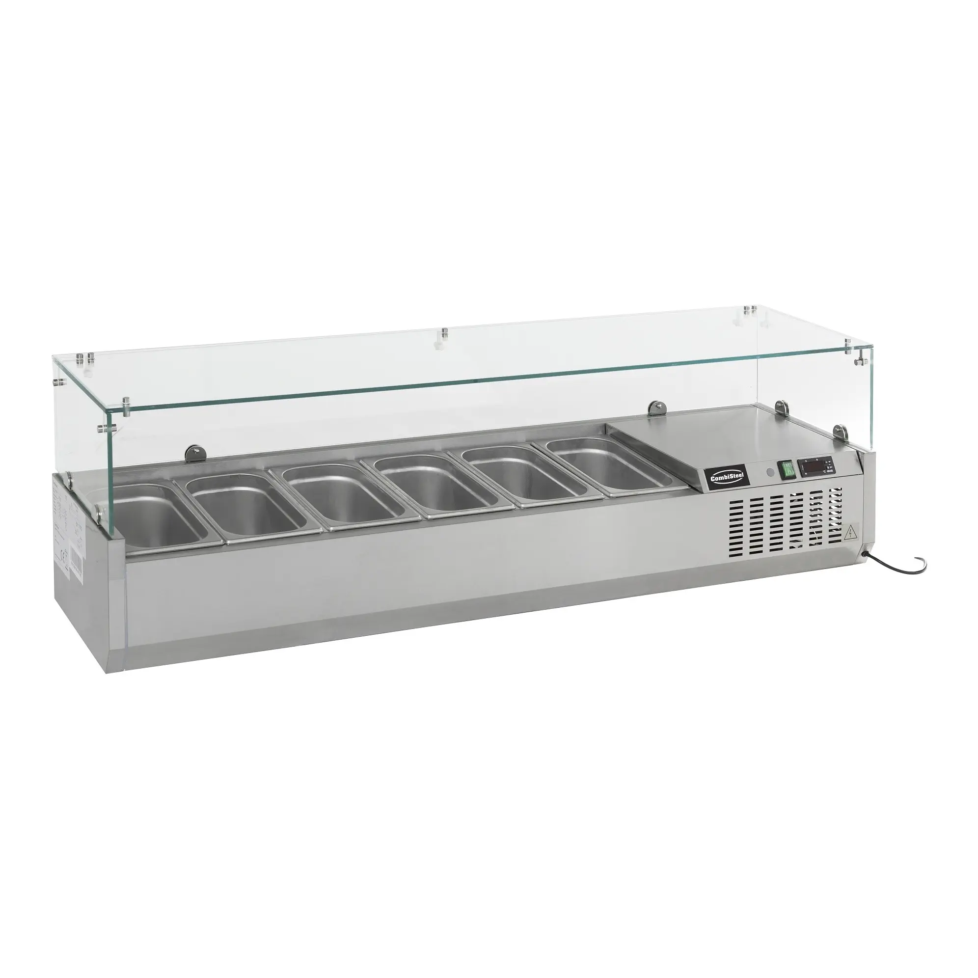 Vitrine à ingrédients 6x GN 1/3