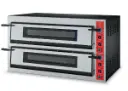 Four électrique 2x6 pizzas Ø36cm chambre entièrement réfractaire