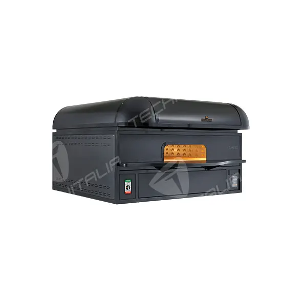 Four a pizza électrique gamme CARUSO 6 pizzas en longueur diam.35mm napolitaines avec hotte