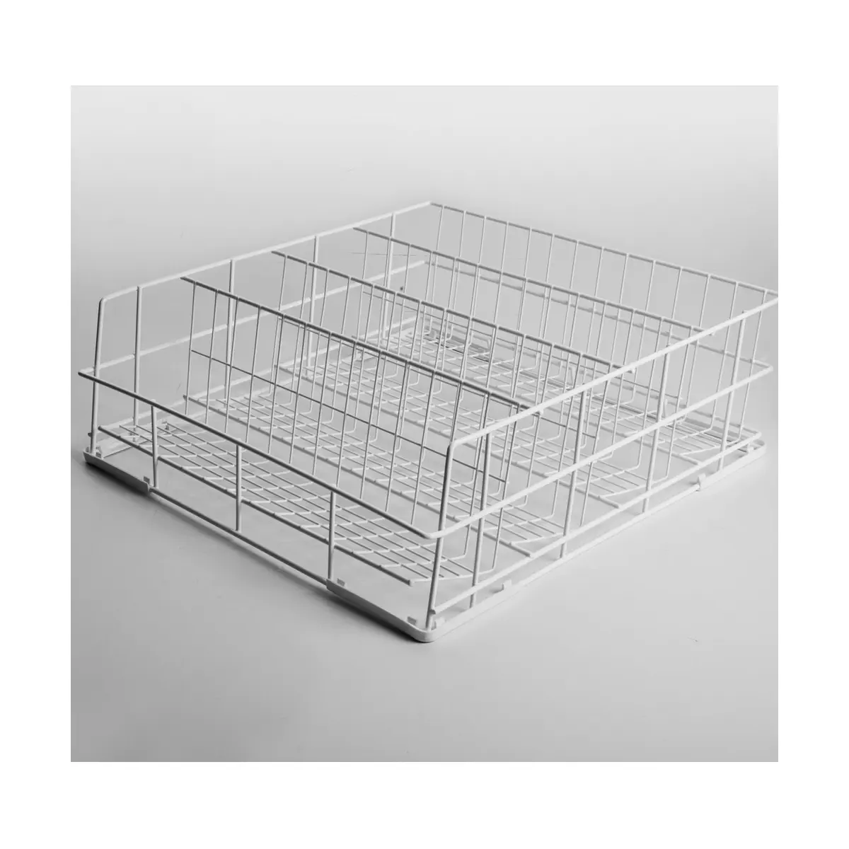 Panier verres Ø 80 mm, 500x500 mm Rilsan