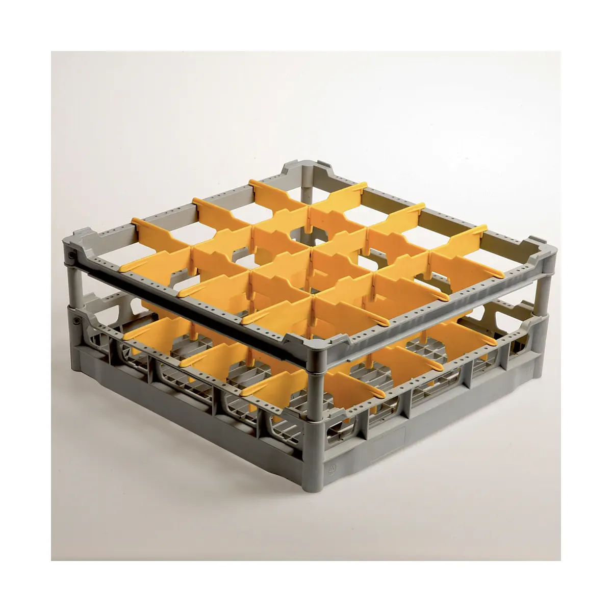 Panier 16 verres Ø 113 mm, h165, Polyprop.