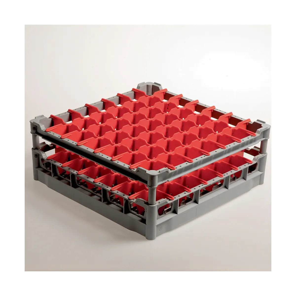 Panier 49 verres Ø 63 mm, h165, Polyprop.