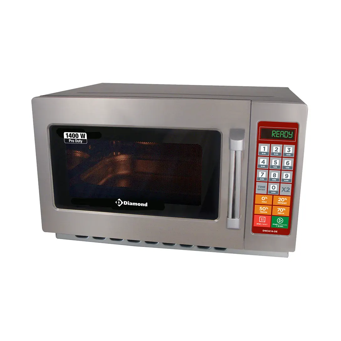 Four micro-ondes en inox (GN 2/3),1400 W. (34 Lt), digital