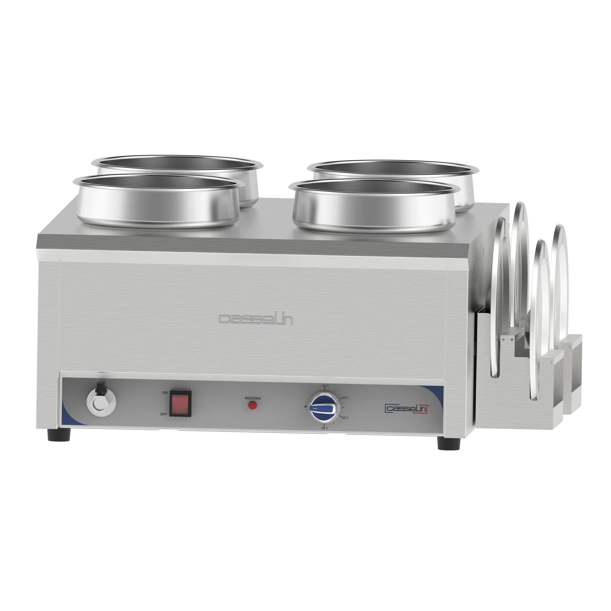 Bain-marie à eau à sauce 4 x 7,5L 