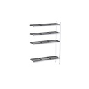 Rayonnage aluminium angle 771x370 2000 4 niveaux