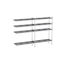 Rayonnage aluminium angle 2280x570 2000 4 niveaux