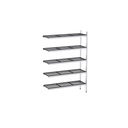 Rayonnage aluminium angle 771x570 2000 5 niveaux