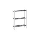 Rayonnage aluminium 963x370 1700 3 niveaux