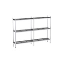 Rayonnage aluminium 2882x570 2000 3 niveaux