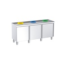 Mobilier central enfant fermé recyclé 1500x600x700