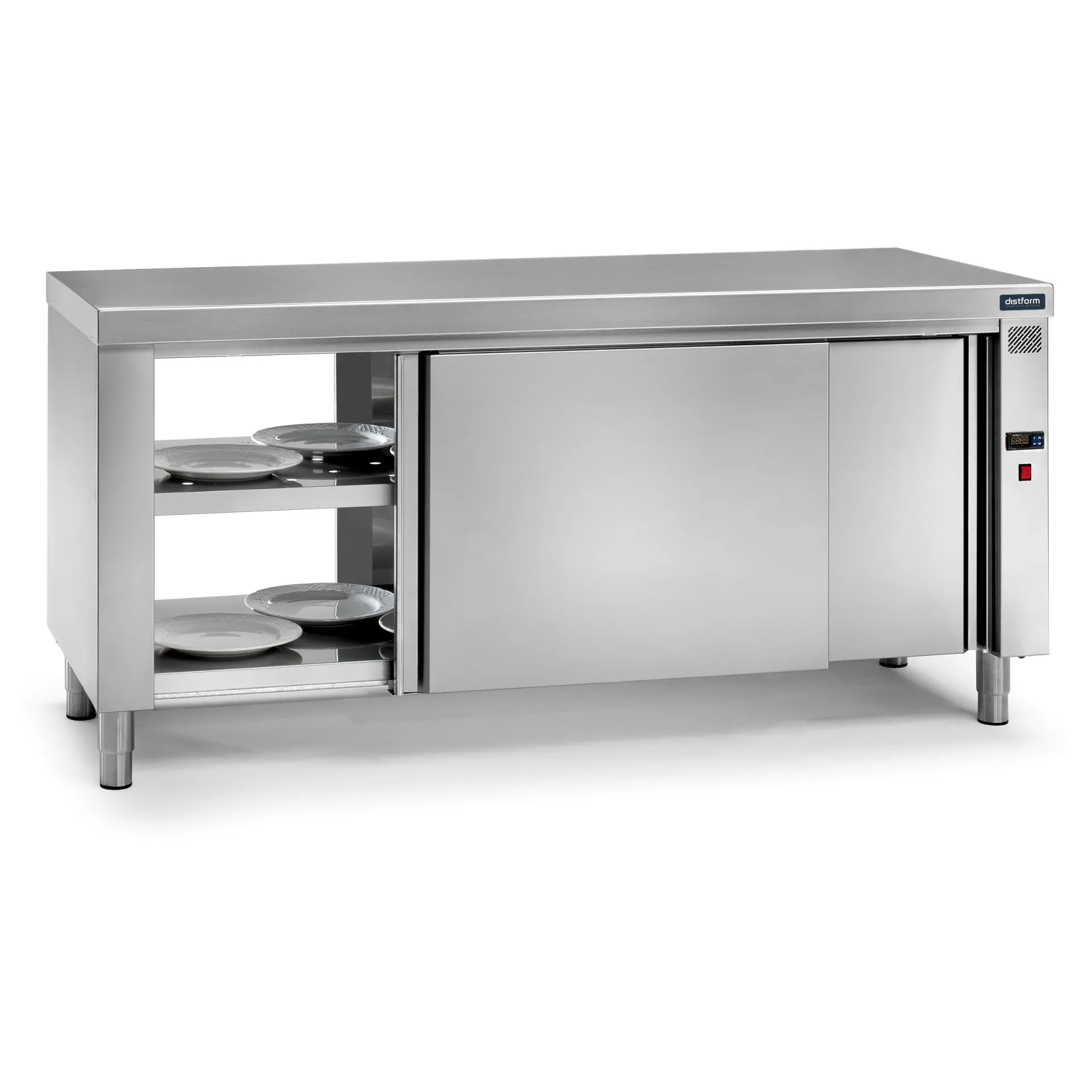 Table chauffante centrale traversante 1800x600x850 3000 W
