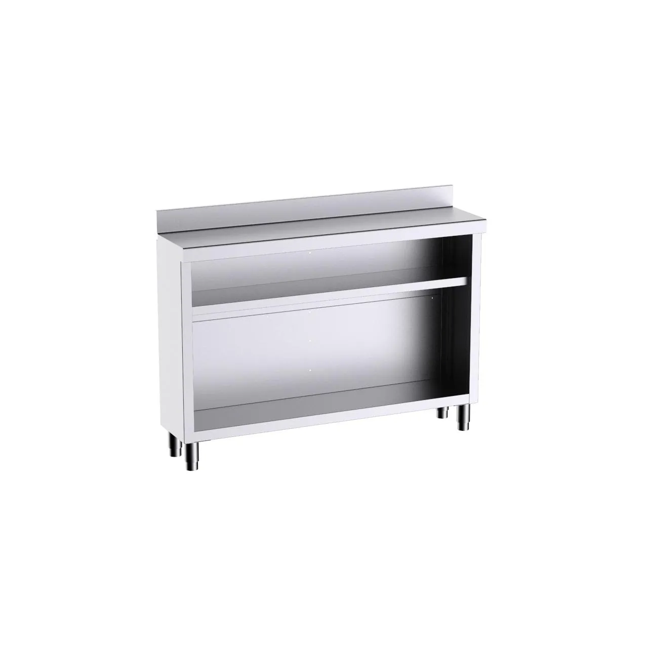 Table comptoir 1000x350x1050 1 étagère intermédiaire
