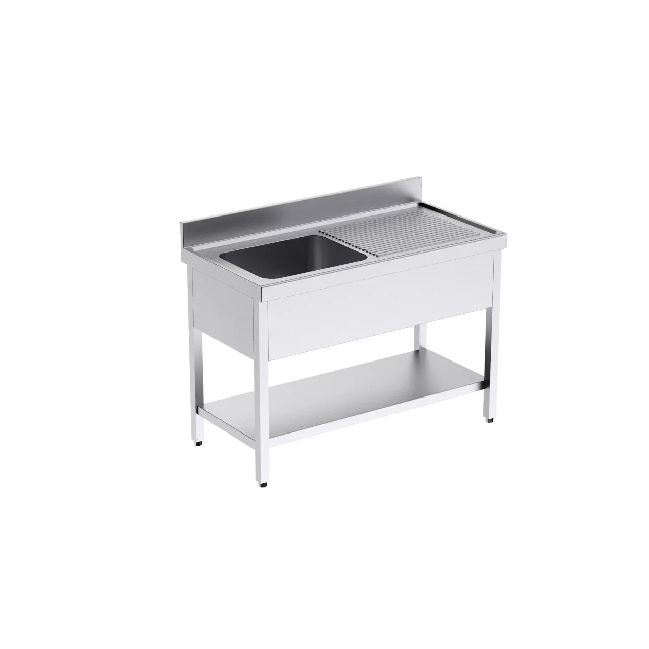 Bâti avec plonge 1200x700 D et étagère