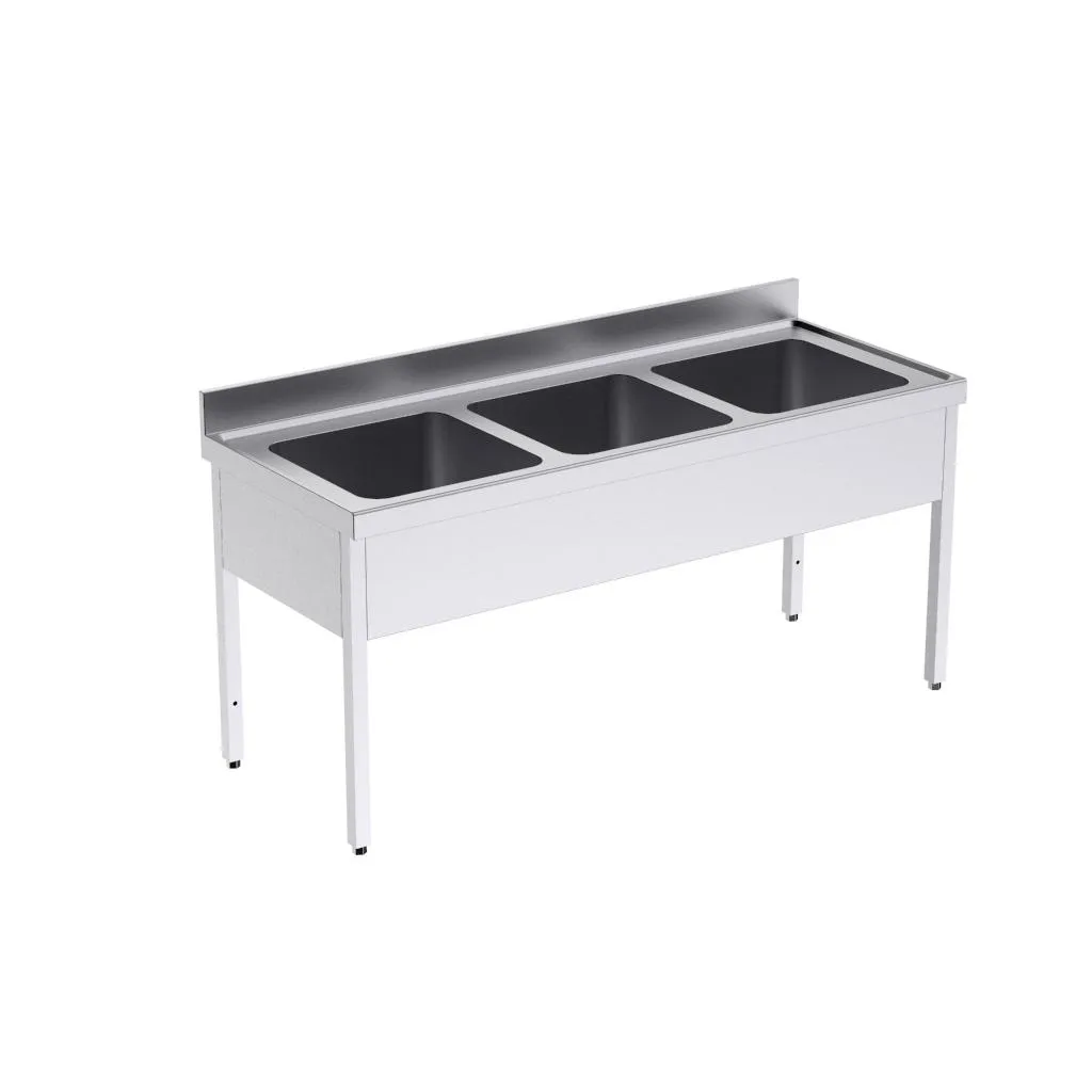 Bâti avec plonge GC 1800x700 triple