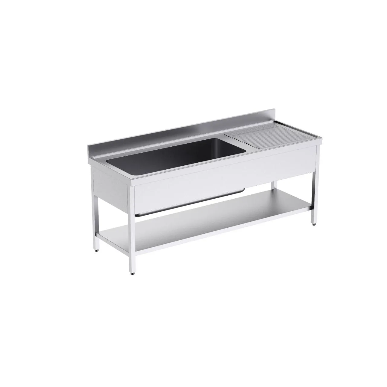 Bâti avec plonge GC 2000x700 D et étagère