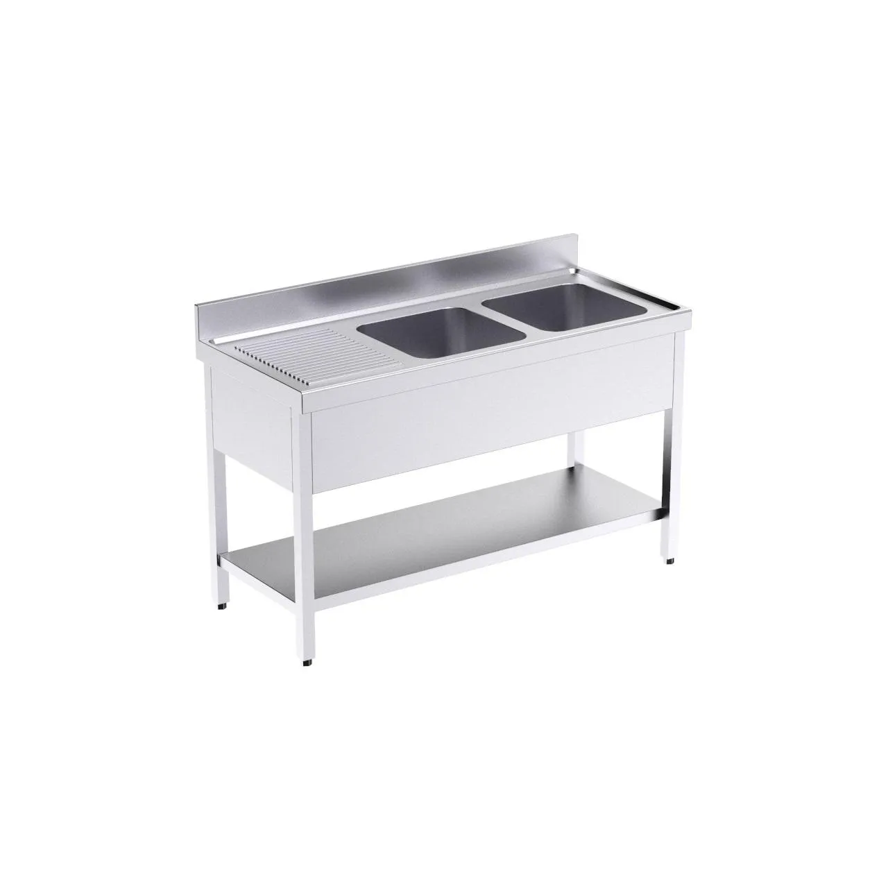Bâti avec plonge 1600x600 G et étagère