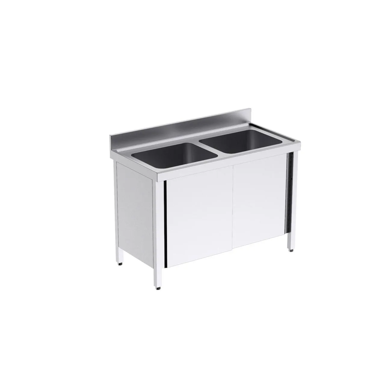 Plonge avec portes 1200x700 double