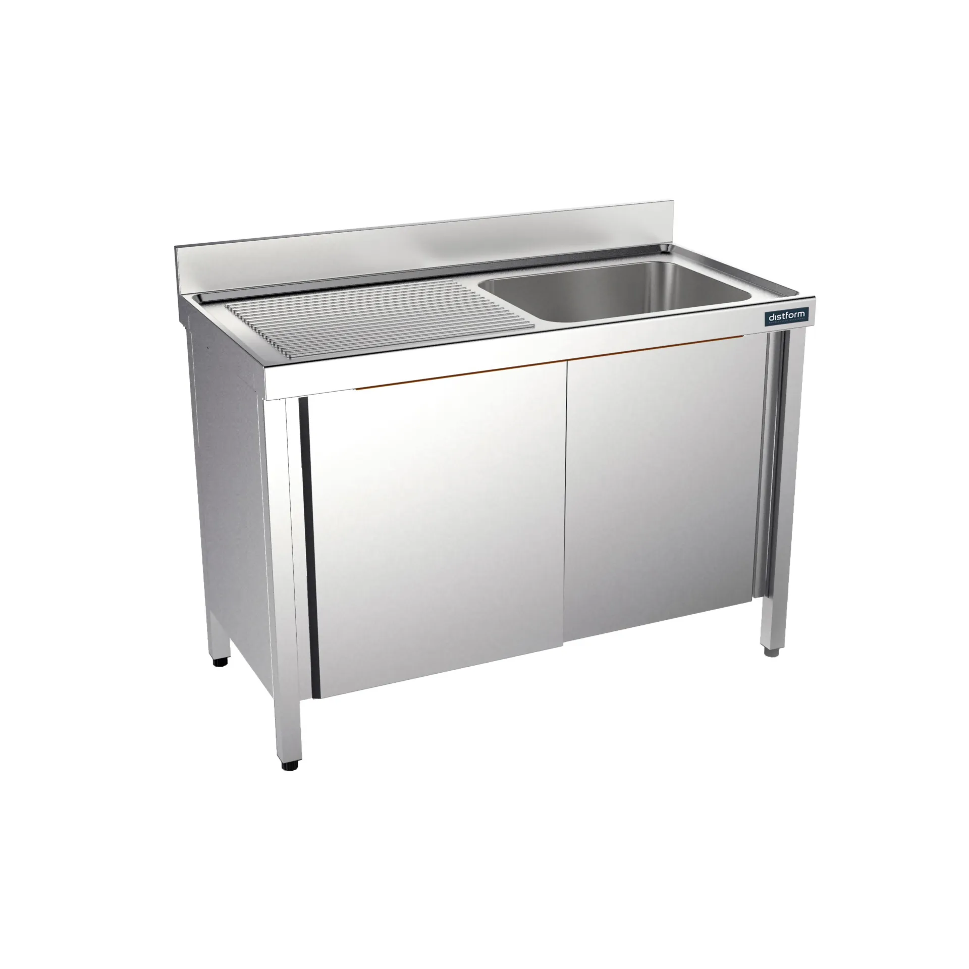 Plonge 1200x550 D avec portes
