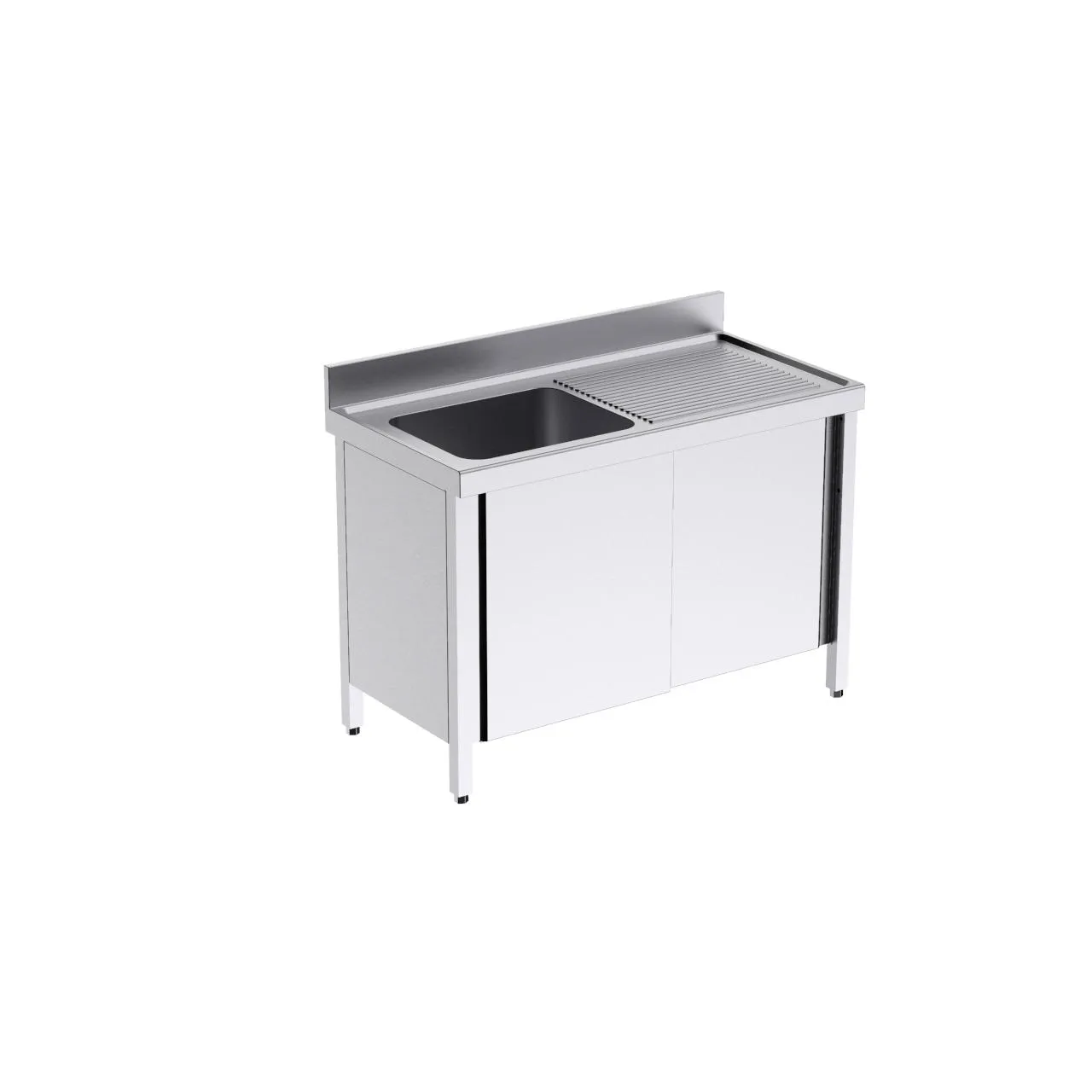 Plonge avec portes 1200x600 à droite