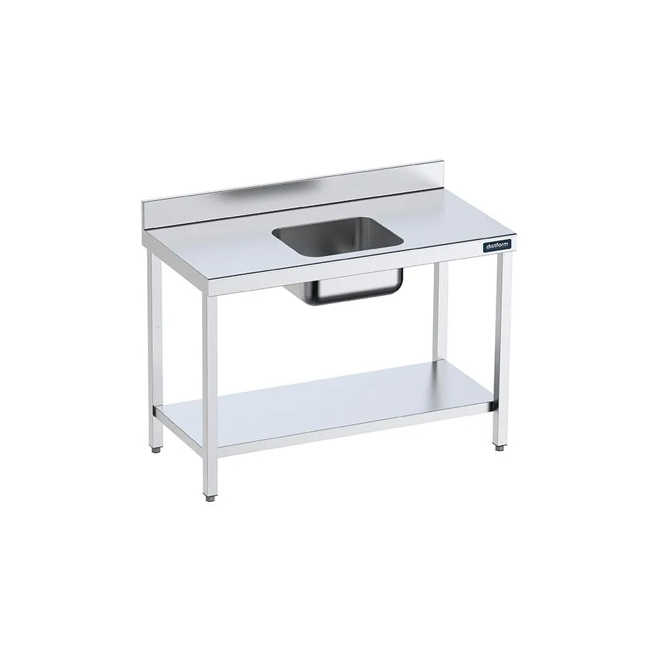 Table de 1800x600 avec bac C et étagère