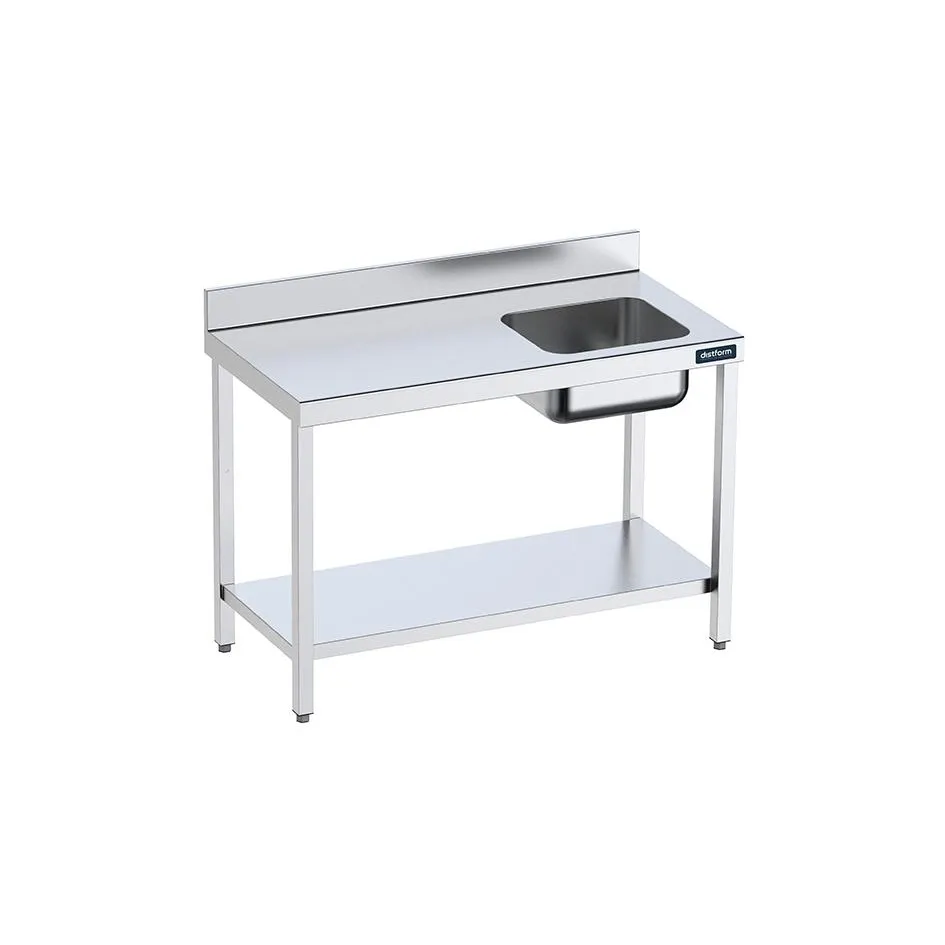 Table de 1200x600 avec bac D et étagère