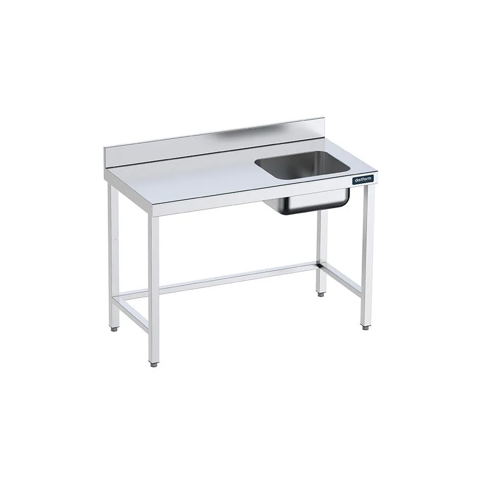 Table de 2200x600 avec bac D et renforts