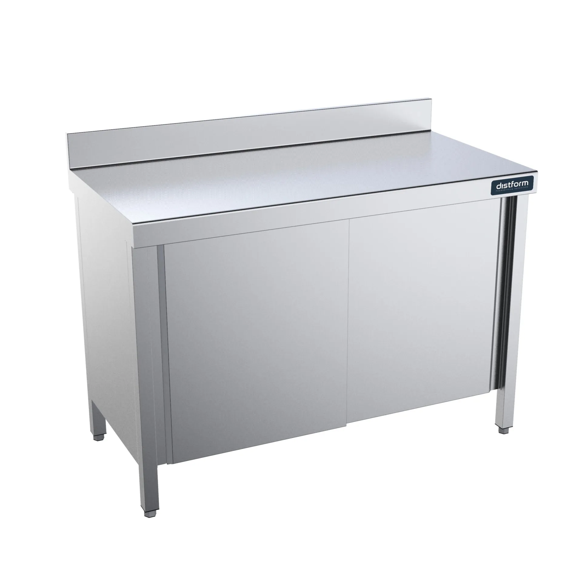 Table adossée avec portes 2800x900