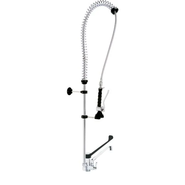Robinet douche avec coude gérontologie et robinet