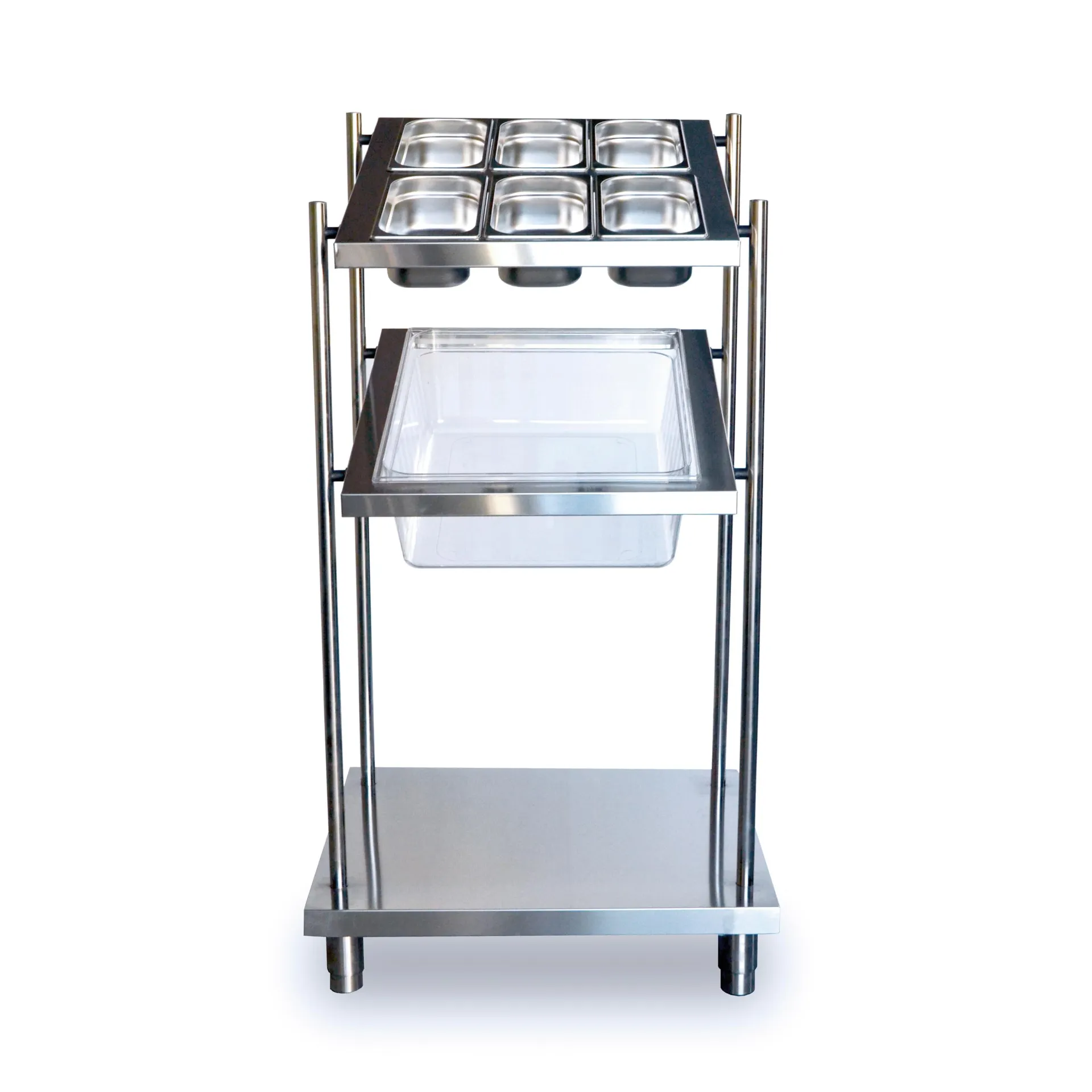 Distributeur de couverts, verres et plateaux 800x700x1500