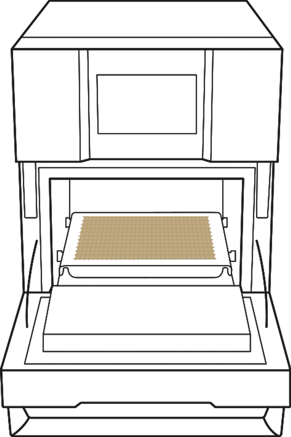 Grille en fibre de verre antiadhésive (x10)