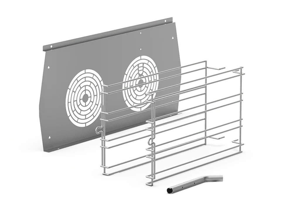 Adaptation supports latéraux 660x460 pour four