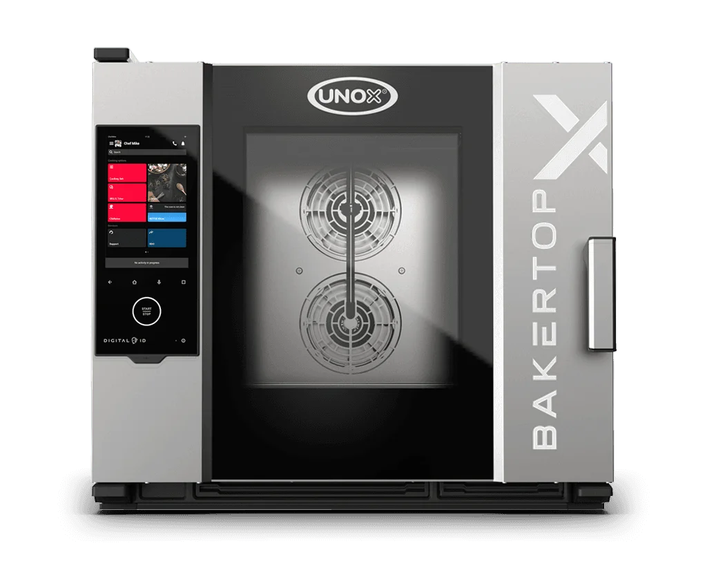BAKERTOP-X™ Digital.ID™ 5 niveaux 600x400 - Charnière gauche - Pré-équipé OPTIC.Cooking + Ethernet