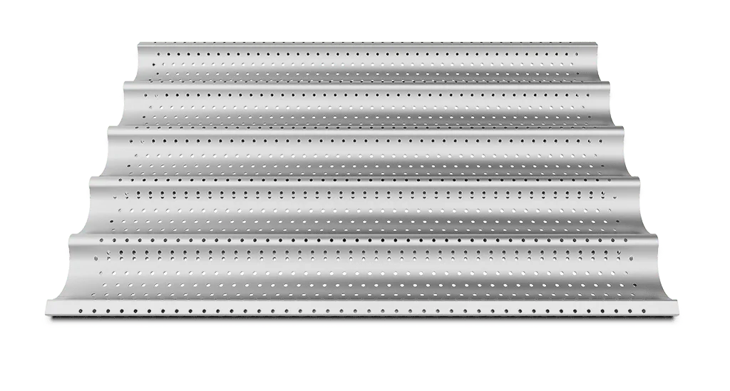 FORO.BAGUETTE - Plaque baguette micro-perforée 5 canaux 600x400