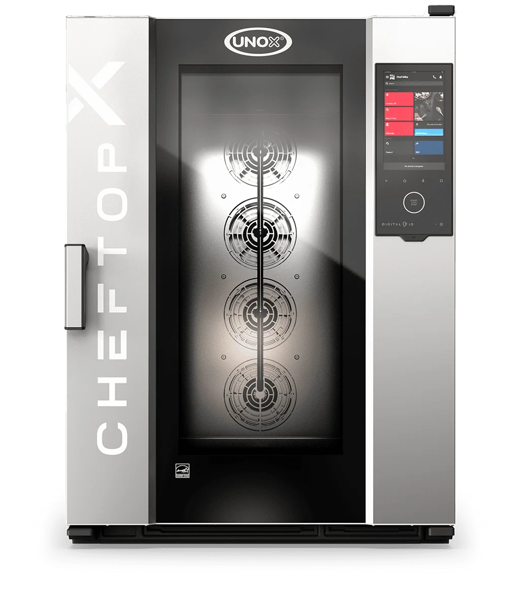CHEFTOP-X Digital.ID COUNTERTOP 10 GN 2/1 Gaz - charnière droite