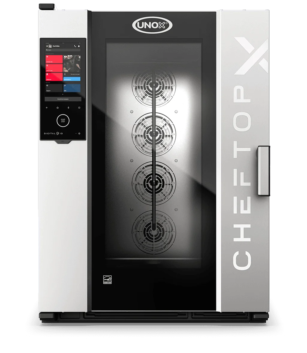 CHEFTOP-X Digital.ID COUNTERTOP 10 GN 2/1 Électrique - charnière gauche - Viande grasse (PO)
